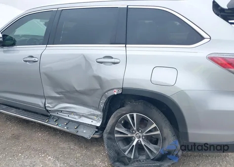 2016 Toyota Highlander Xle V6 из США, поврежденный, VIN 5TDKKRFH9GS130080